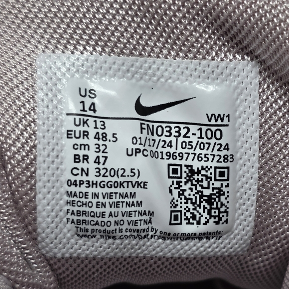 Nike Free Golf Next Nature Summit White Black FN0332-100 Men\'s Size 14 New main image 6